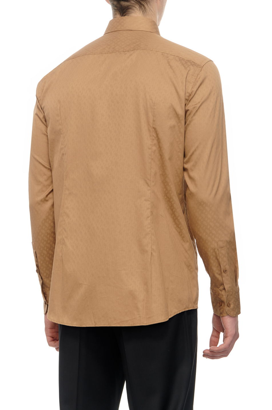 Мужской BOSS Рубашка из натурального хлопка с логотипированным принтом (цвет ), артикул 50473310 | Фото 4