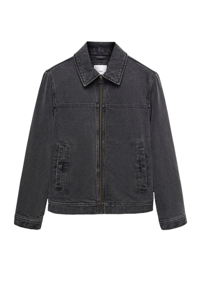 Куртка джинсовая PAUL на подкладке из искусственной овчины|Основной цвет:Черный|Артикул:67060624 | Фото 1