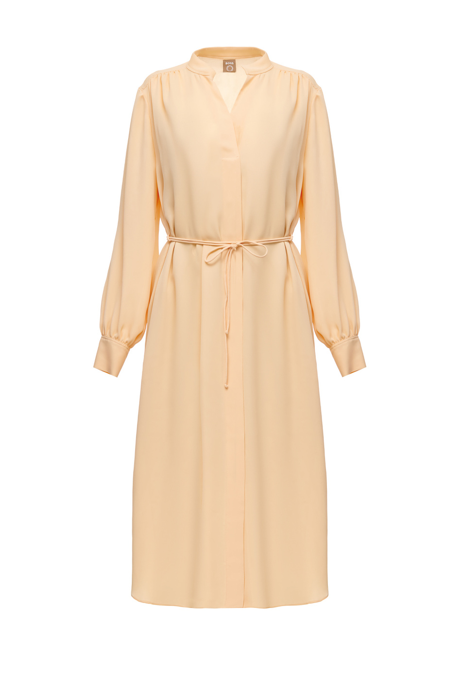 Женский BOSS Платье с длинными рукавами и поясом (цвет ), артикул 50474185 | Фото 1