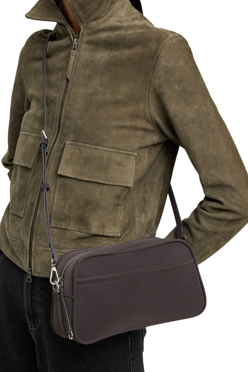 Женский Parfois Сумка через плечо с мягкой текстурой (цвет ), артикул 241068 | Фото 5