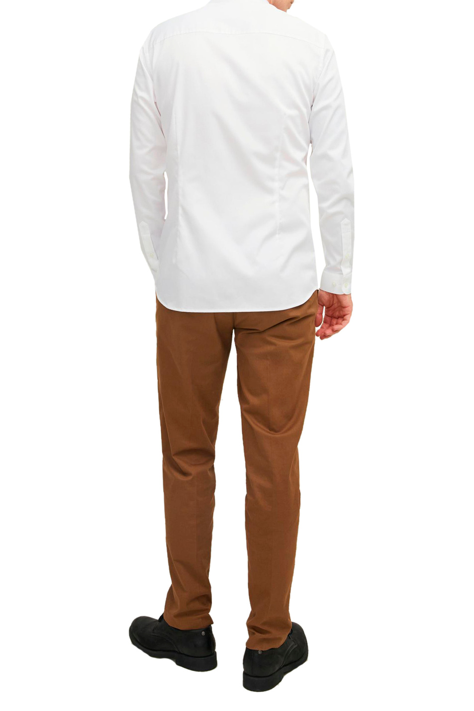 Jack & Jones Приталенная рубашка с воротником мао (цвет ), артикул 12208592 | Фото 4