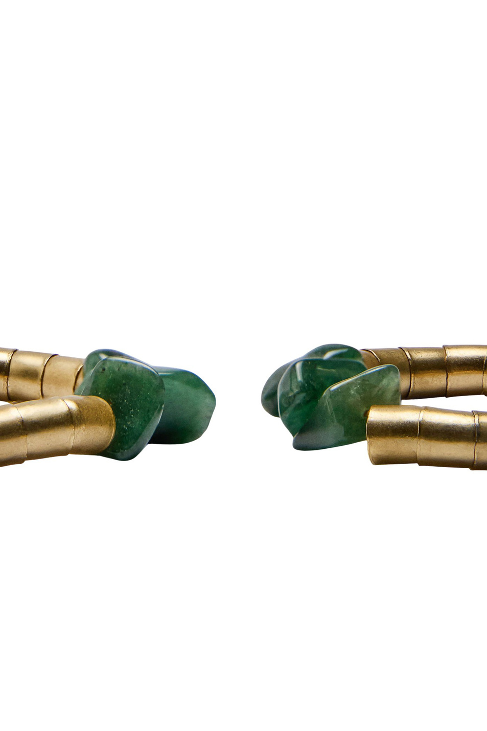 Серьги-кольца с камнями|Основной цвет:Зеленый Женский Parfois Серьги-кольца с камнями (цвет ), артикул 237469 | Фото 2