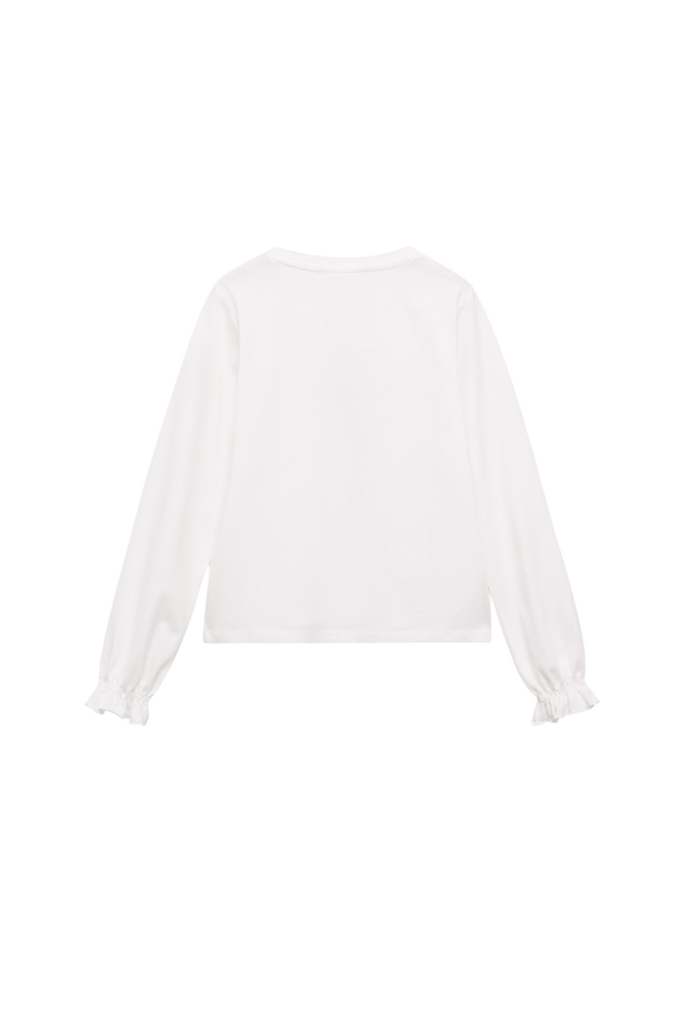 Девочкам Mango Kids Джемпер BONJOUR из смесового хлопка с надписью (цвет ), артикул 87003654 | Фото 2
