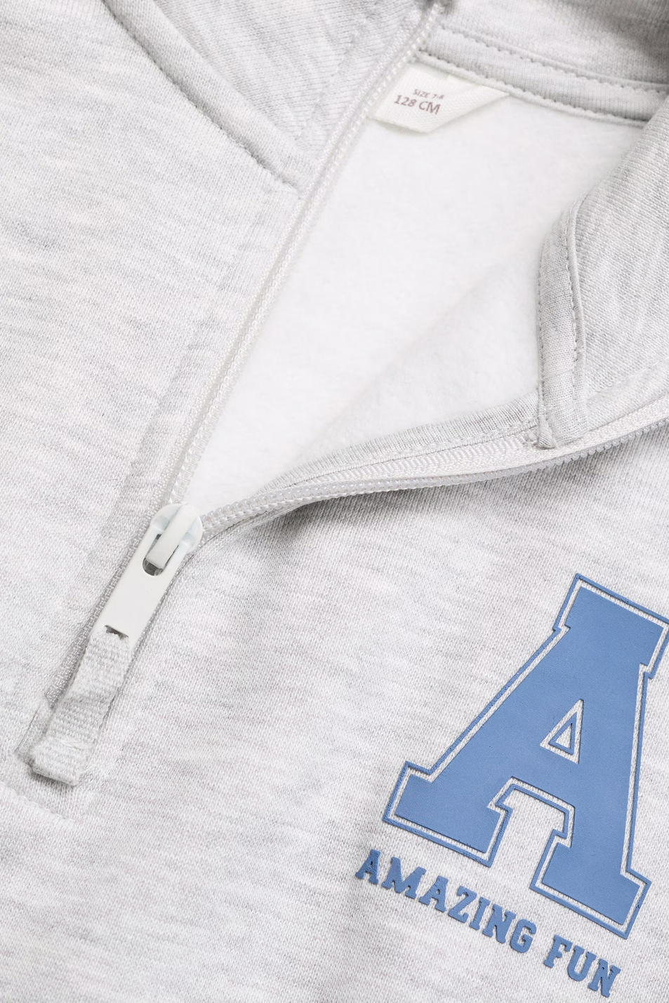 Девочкам Mango Kids Толстовка AMAZING с воротником на молнии (цвет ), артикул 17044423 | Фото 3