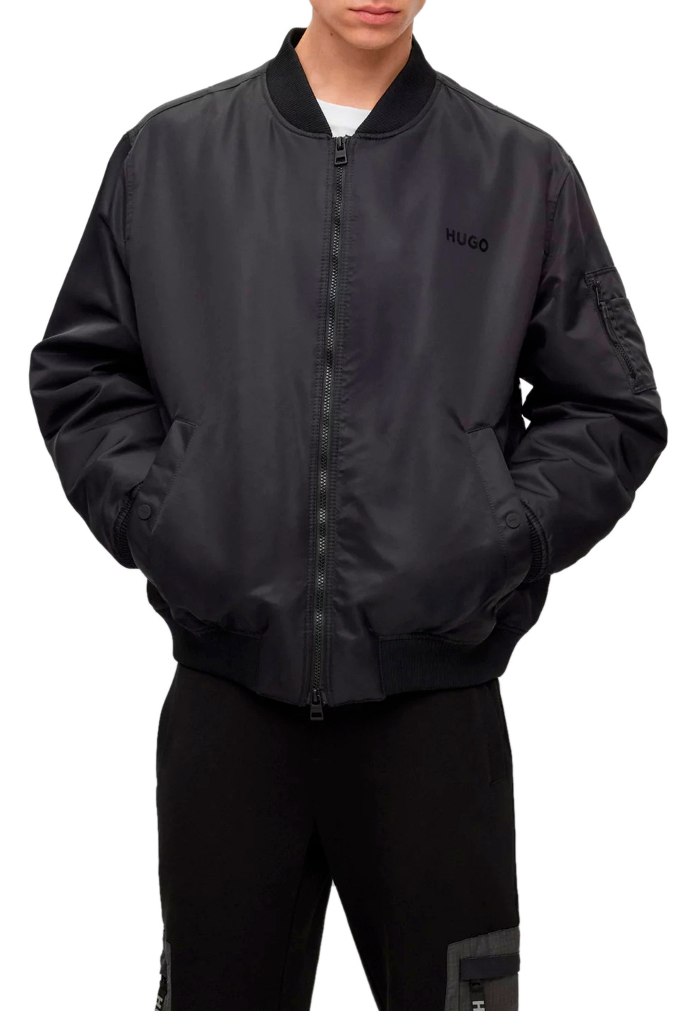 Мужской HUGO Куртка-бомбер из водотталкивающего материала (цвет ), артикул 50493096 | Фото 3
