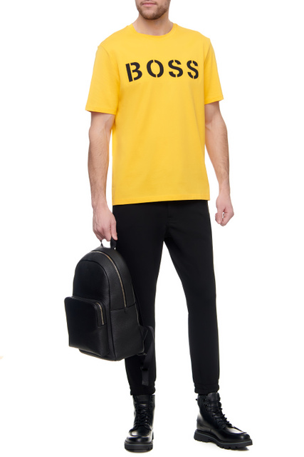 Футболка Tetry с логотипом|Основной цвет:Желтый|Артикул:50465250 | Фото 2