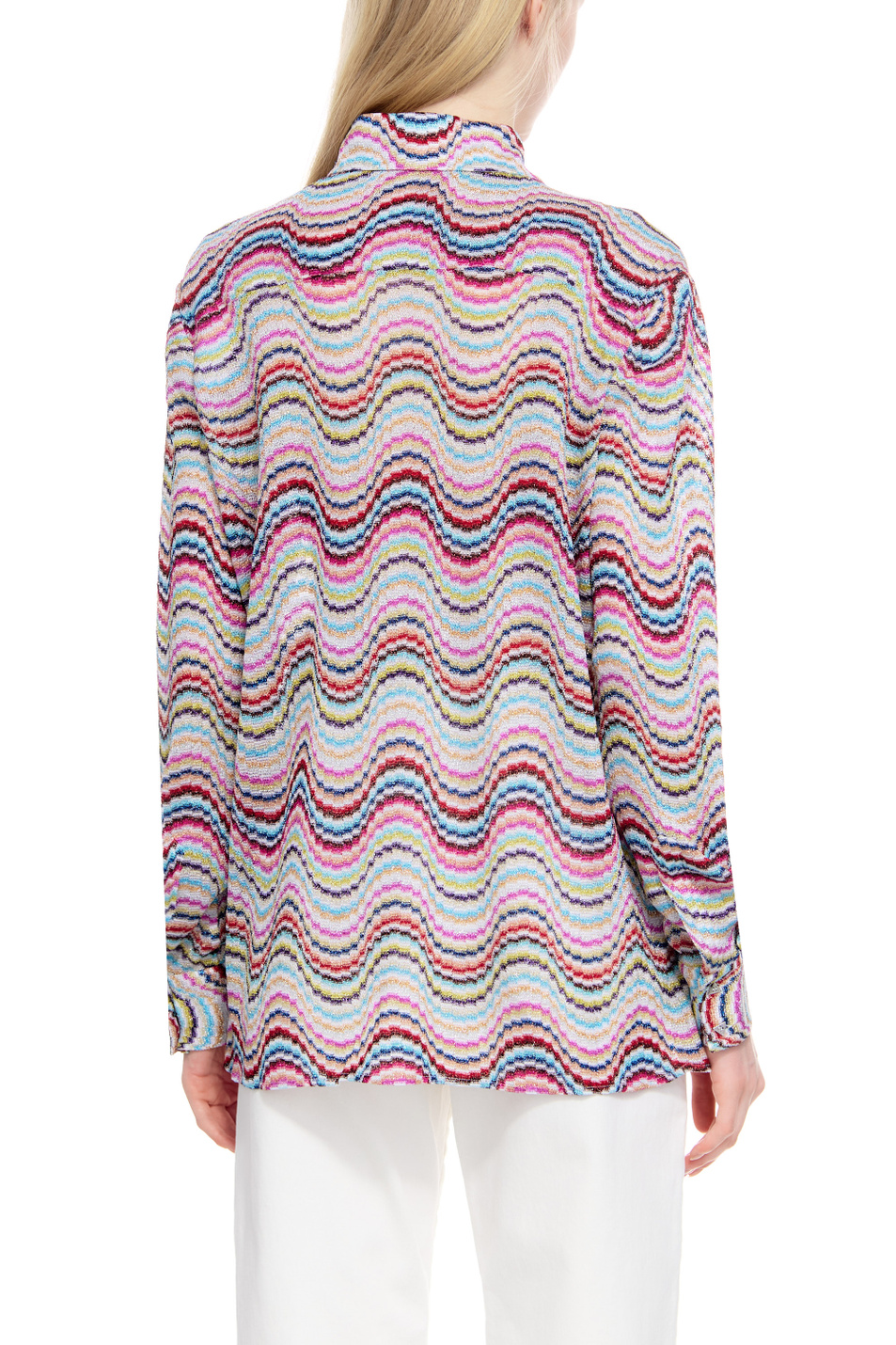 Женский Missoni Рубашка с принтом (цвет ), артикул DS23SJ0Q-BR00O3 | Фото 5