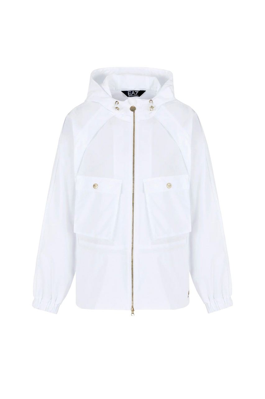 Куртка однотонная|Основной цвет:Белый|Артикул:3DTB05-TNEVZ | Фото 1