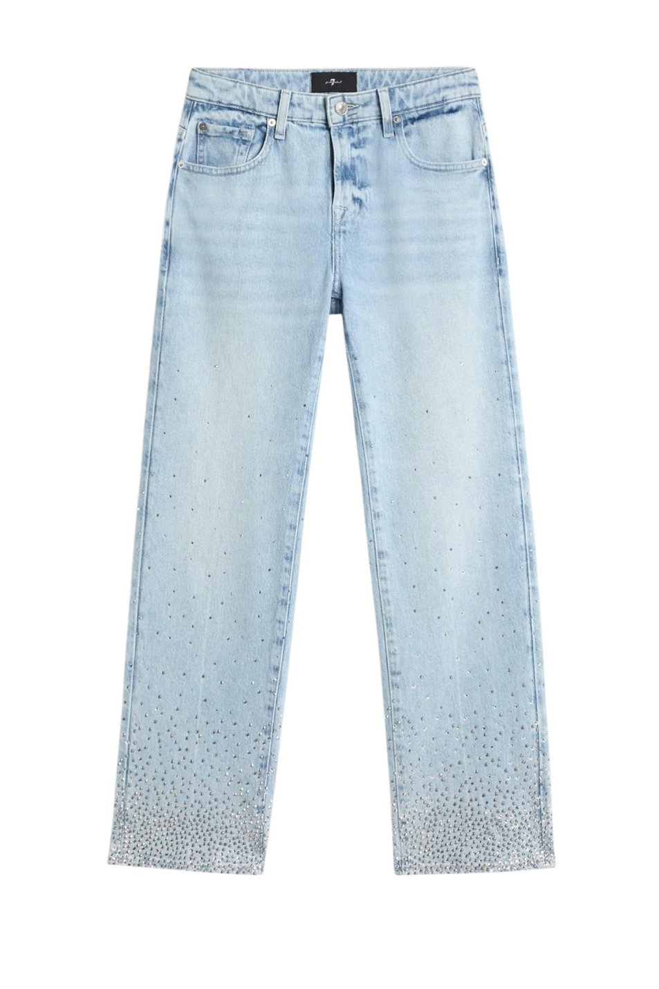 Женский 7 for all Mankind Джинсы со стразами (цвет ), артикул 7UD0CC10 | Фото 1