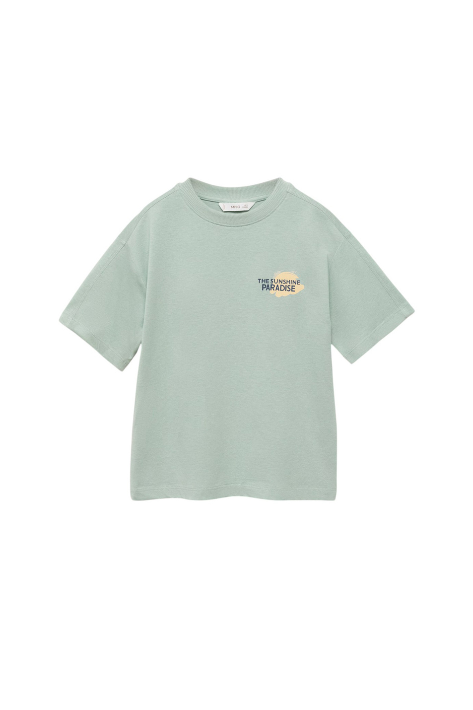 Мальчикам Mango Kids Футболка PARADISE из хлопка (цвет ), артикул 87007713 | Фото 1