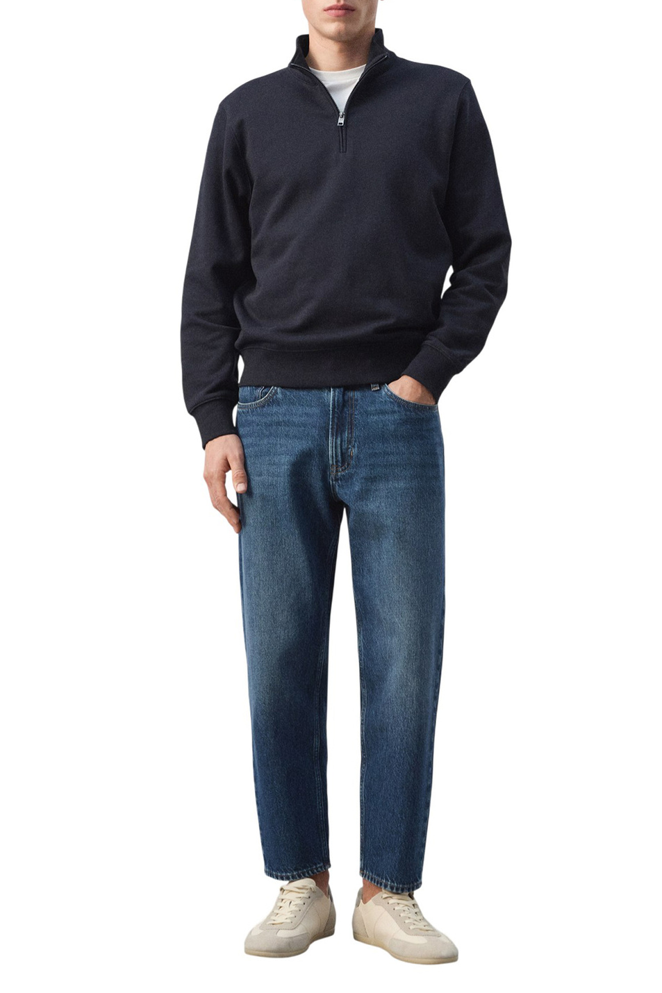 Мужской Mango Man Толстовка WINNE с воротником на молнии (цвет ), артикул 27014433 | Фото 2