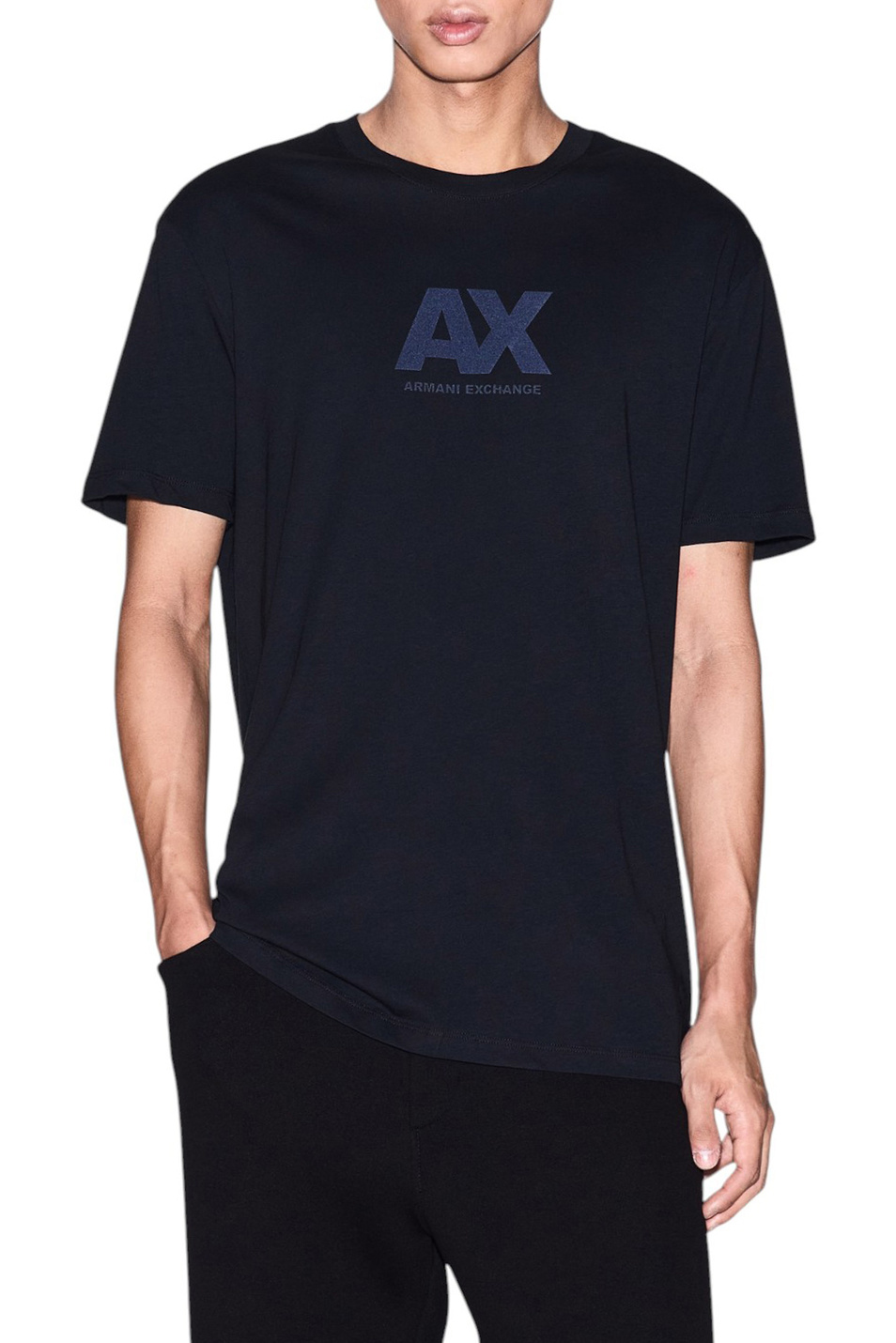 Мужской Armani Exchange Футболка из хлопка (цвет ), артикул XM001403-AF16432 | Фото 3