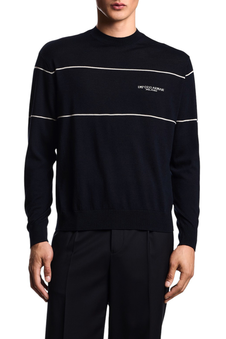 Мужской Emporio Armani Джемпер из шерсти (цвет ), артикул EM002796-AF14199 | Фото 3