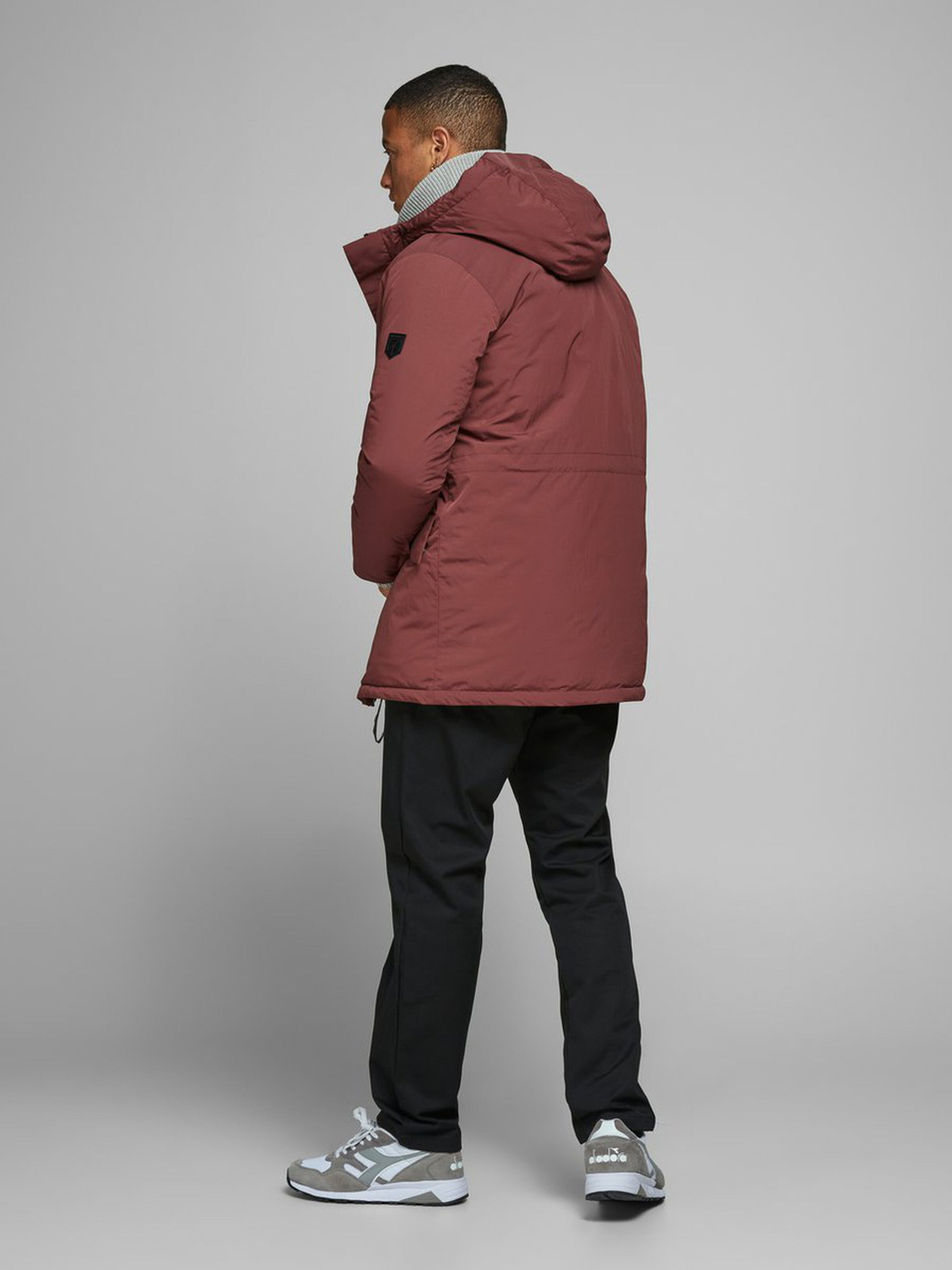 Мужской Jack & Jones Куртка с капюшоном (цвет ), артикул 12173384 | Фото 4