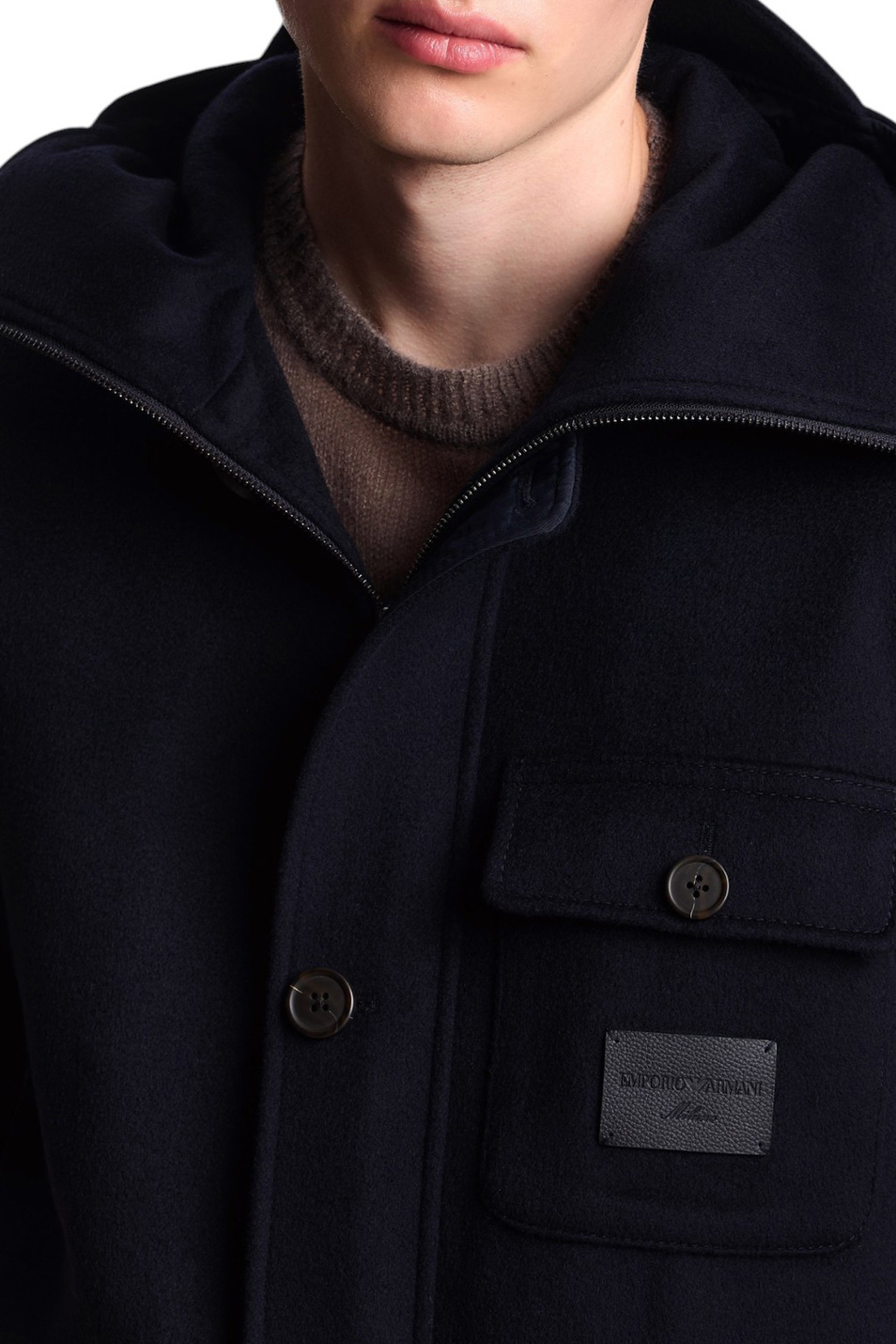 Мужской Emporio Armani Куртка из шерсти и кашемира (цвет ), артикул EM003183-AF18229 | Фото 5
