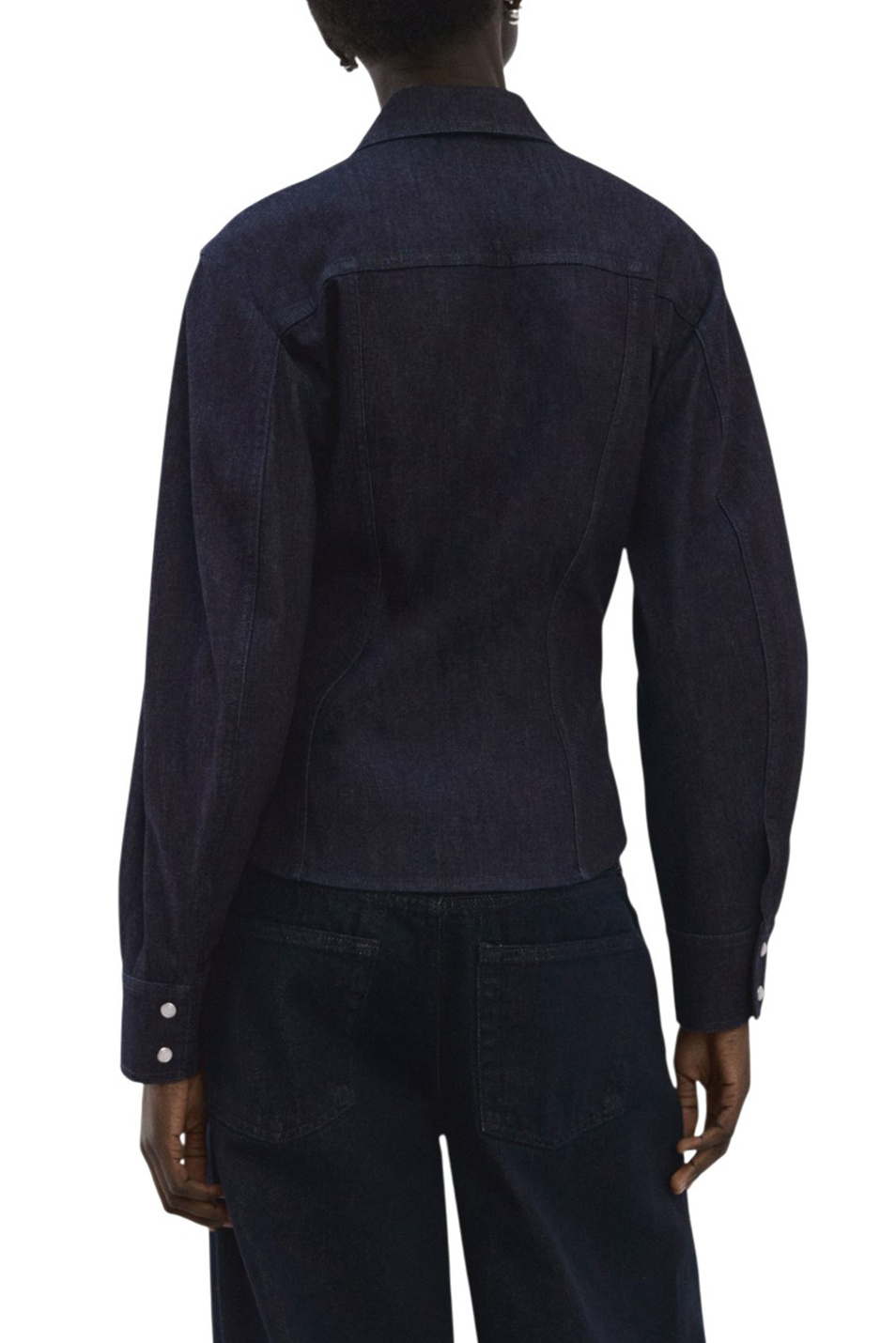 Женский Mango Рубашка ODETTE джинсовая (цвет ), артикул 27073296 | Фото 3