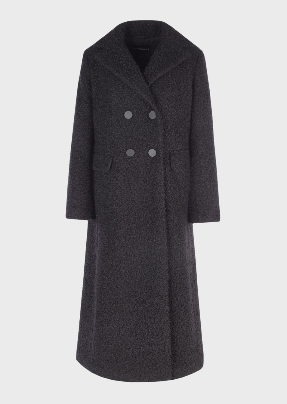 Emporio Armani Двубортное пальто из ткани букле (цвет ), артикул 6H2L64-2NNBZ | Фото 1