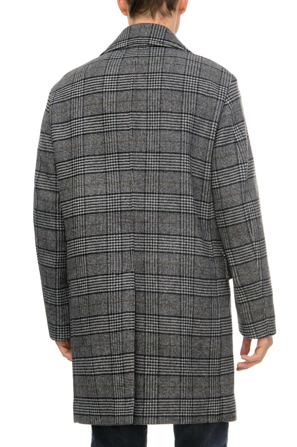 Мужской BOSS Двубортное пальто из смесовой шерсти (цвет ), артикул 50479513 | Фото 5