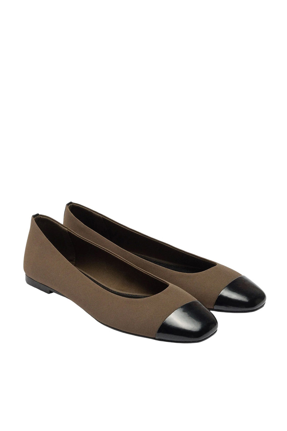 Балетки двухцветные|Основной цвет:Коричневый Женский Parfois Балетки двухцветные (цвет ), артикул 238084 | Фото 2