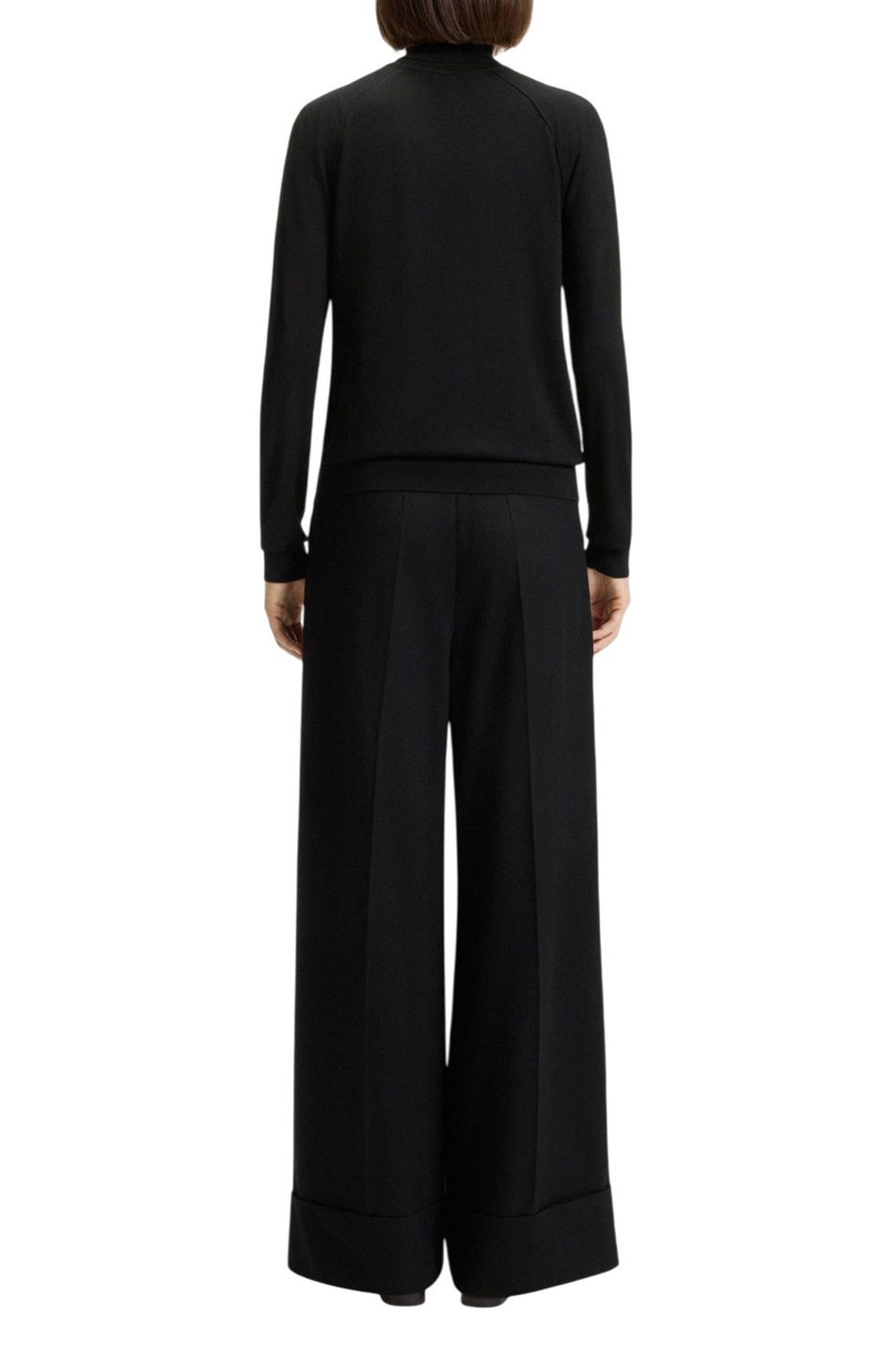 Водолазка Frizani из шерсти|Основной цвет:Черный Женский BOSS Водолазка Frizani из шерсти (цвет ), артикул 50548298 | Фото 4