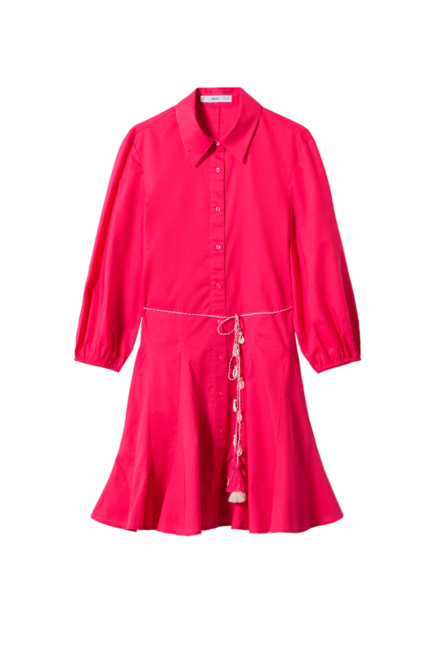 Платье-рубашка CORNELIA из натурального хлопка|Основной цвет:Фуксия|Артикул:47077122 | Фото 1