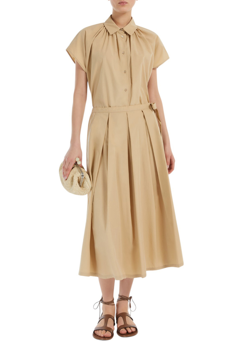 Женский Weekend Max Mara Юбка FOLK из хлопка (цвет ), артикул 2515101032 | Фото 2