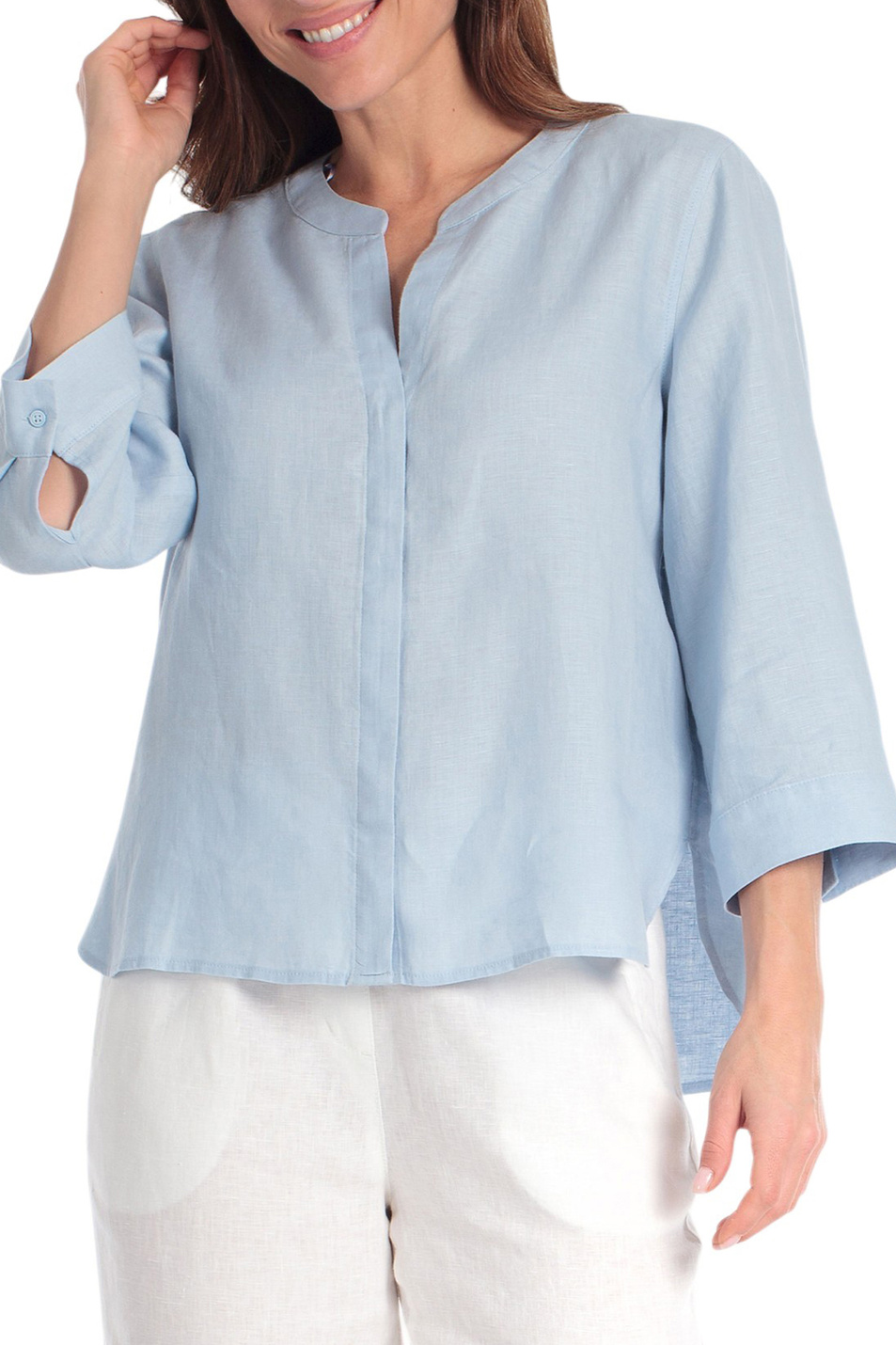 Женский Gerry Weber Блузка изо льна (цвет ), артикул N61029 | Фото 5