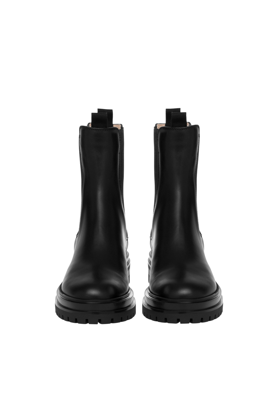 Женский Gianvito Rossi Ботинки челси CHESTER из натуральной кожи (цвет ), артикул G73462.20GOM.CLNNERO | Фото 3