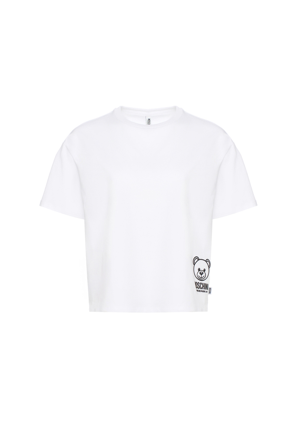 Женский Moschino Футболка из эластичного хлопка (цвет ), артикул A0701-4406 | Фото 1
