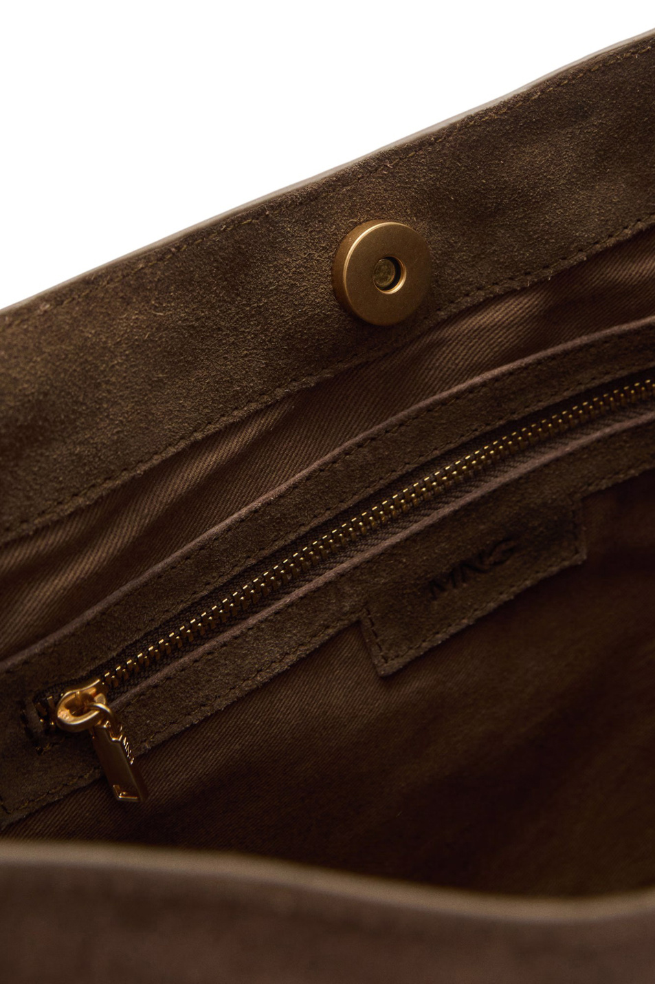 Сумка MONTANA из натуральной замши|Основной цвет:Коричневый Женский Mango Сумка MONTANA из натуральной замши (цвет ), артикул 87050417 | Фото 4