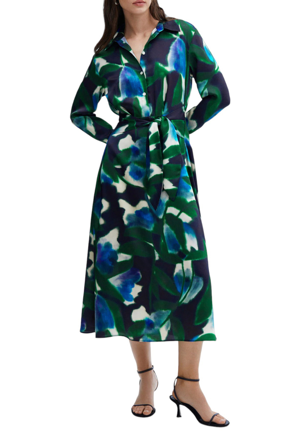 Женский Mango Платье-рубашка GUILLEM с принтом (цвет ), артикул 57065812 | Фото 2