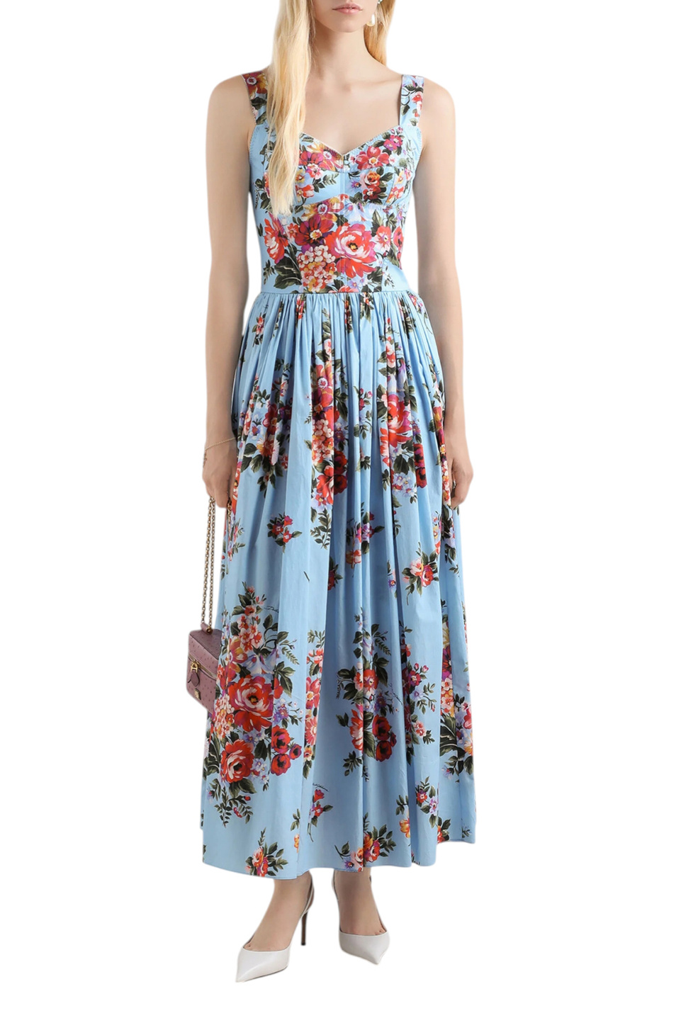 Женский Dolce & Gabbana Платье из хлопка (цвет ), артикул F6TTHT-HS5UU | Фото 2