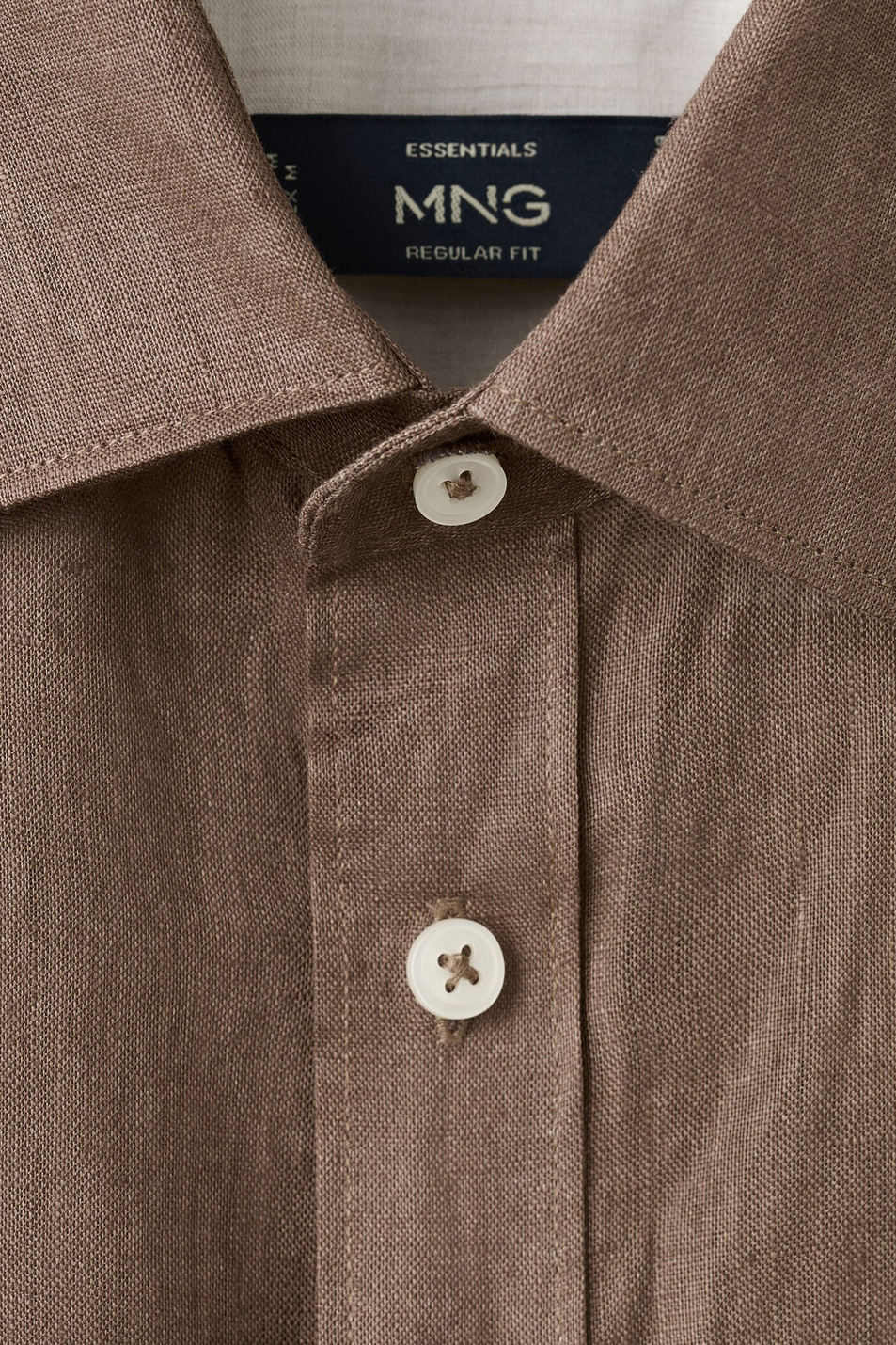 Мужской Mango Man Рубашка PARROT из льна (цвет ), артикул 27085939 | Фото 2