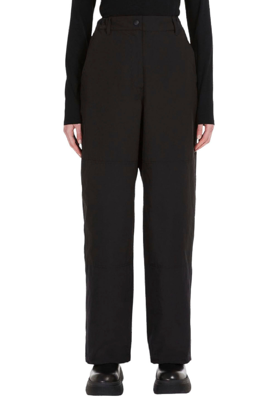 Женский Weekend Max Mara Брюки JANZIR из смесового хлопка с кулиской (цвет ), артикул 2351361433 | Фото 3