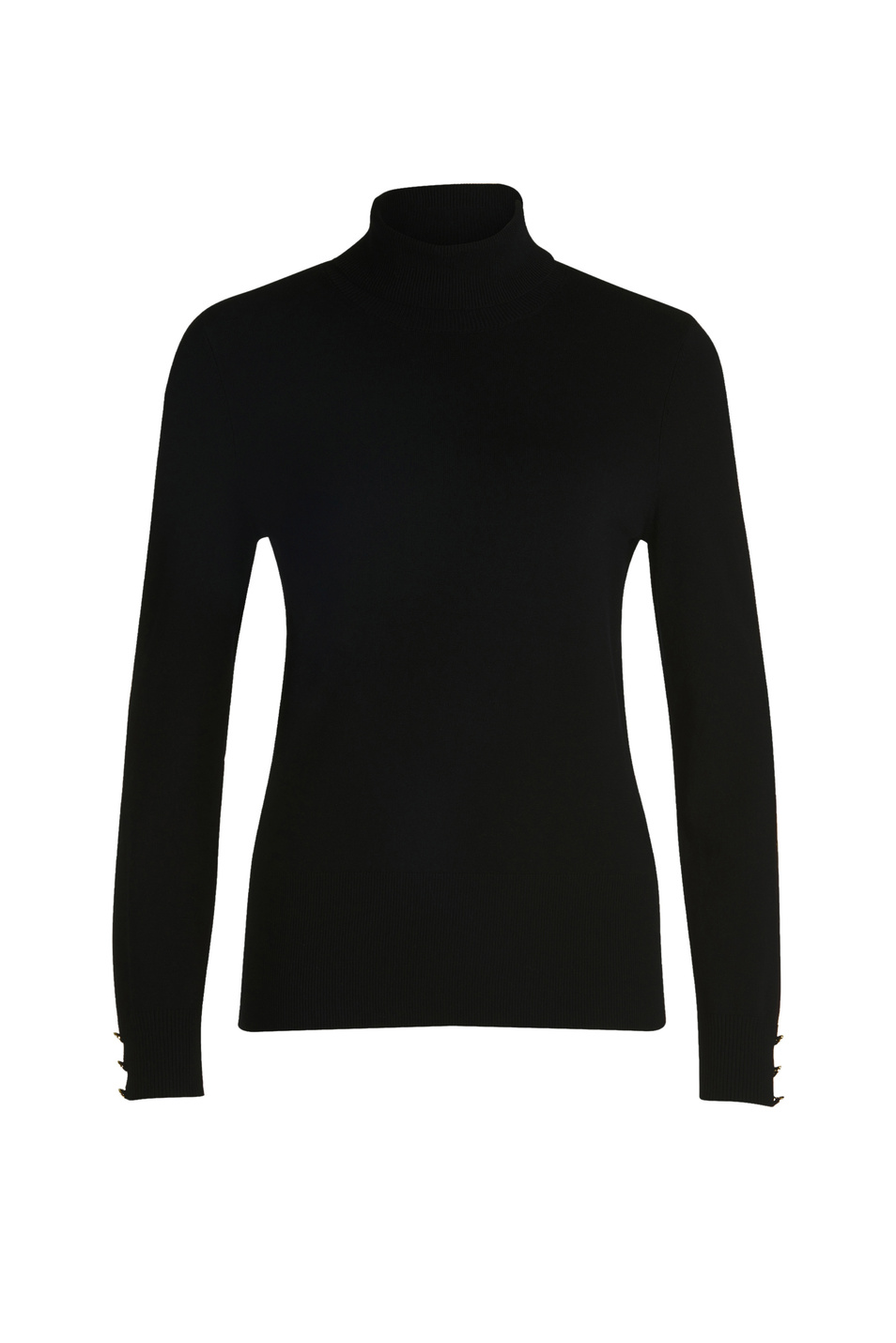 Водолазка с декоративными пуговицами|Основной цвет:Черный Женский Betty Barclay Водолазка с декоративными пуговицами (цвет ), артикул 5284/1440 | Фото 1