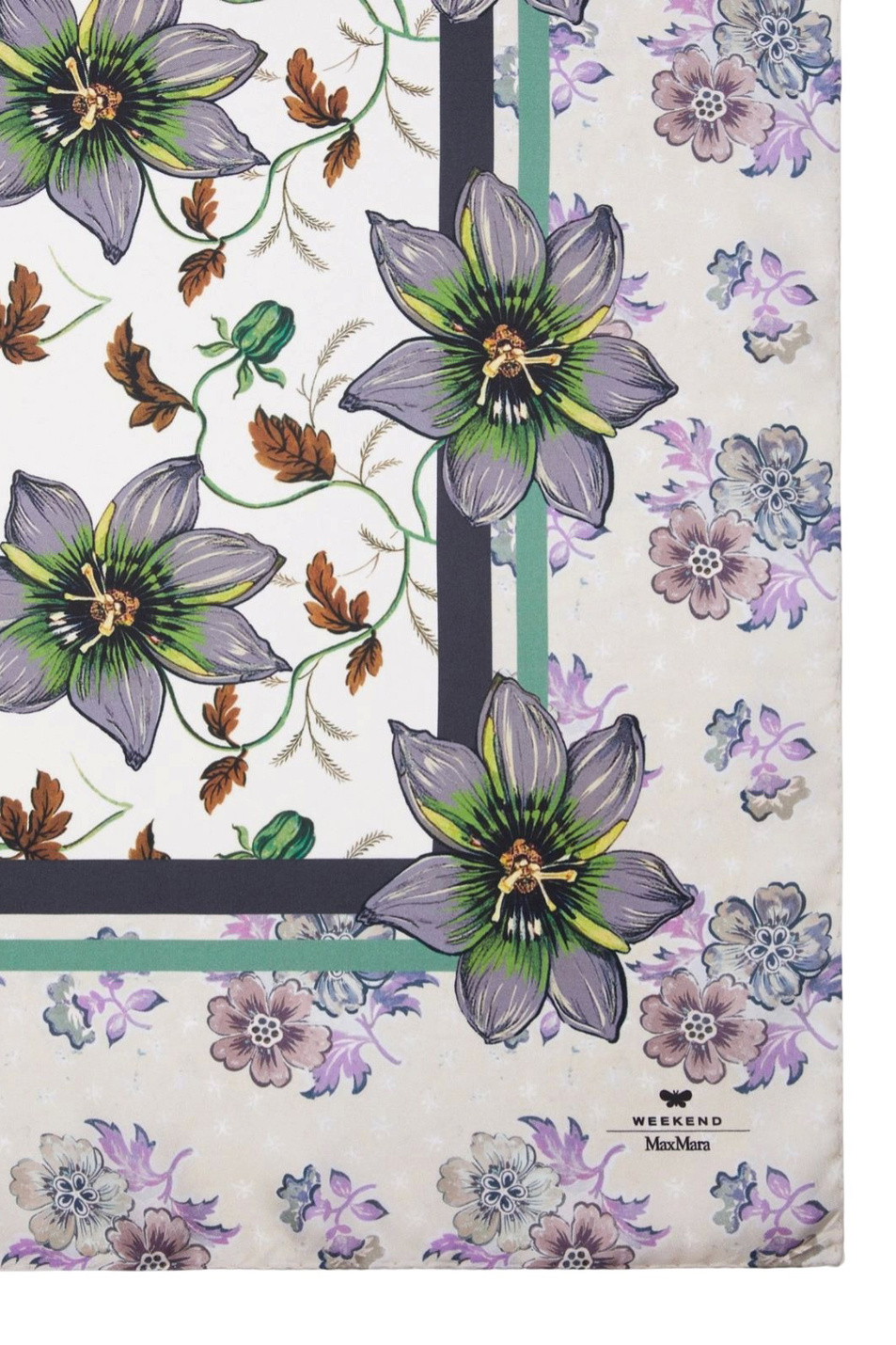 Женский Weekend Max Mara Платок ONESTONEW из шелка (цвет ), артикул 2615541065 | Фото 3