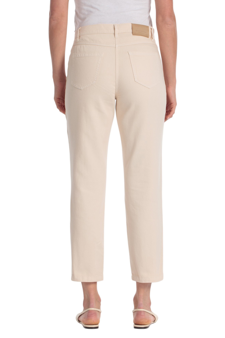 Женский Gerry Weber Джинсы укороченные однотонные (цвет ), артикул N67108 | Фото 2