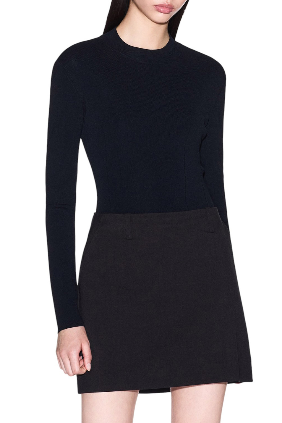 Женский Armani Exchange Юбка-мини однотонная (цвет ), артикул XW000662-AF16142 | Фото 3