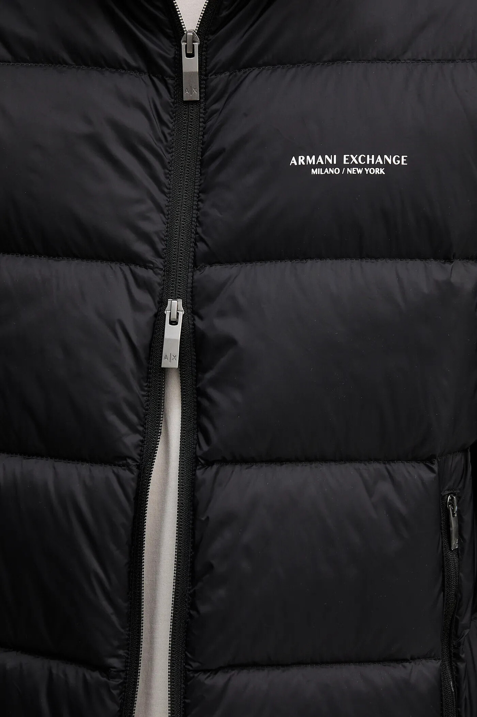 Куртка стеганая|Основной цвет:Черный Мужской Armani Exchange Куртка стеганая (цвет ), артикул XM001575-AF16927 | Фото 7