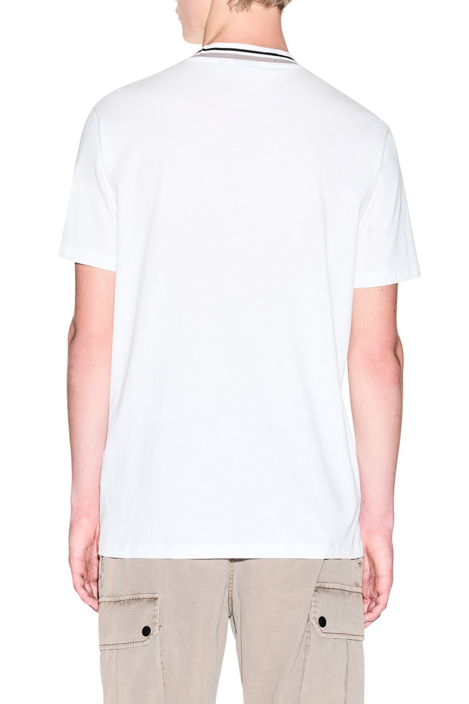 Мужской Armani Exchange Футболка из хлопка (цвет ), артикул XM001795-AF10361 | Фото 4