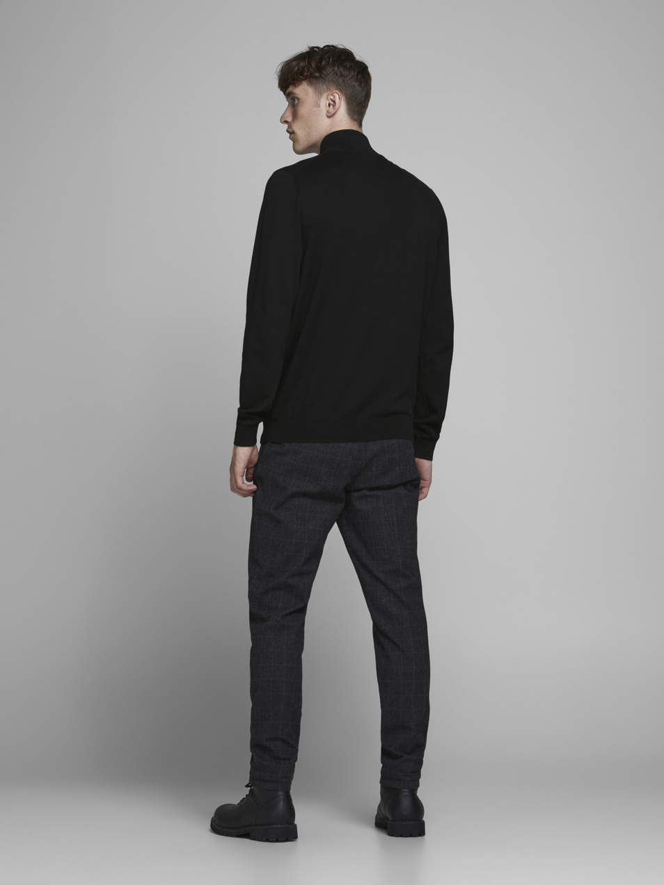 Мужской Jack & Jones Свитер с высоким воротником на молнии (цвет ), артикул 12180066 | Фото 5