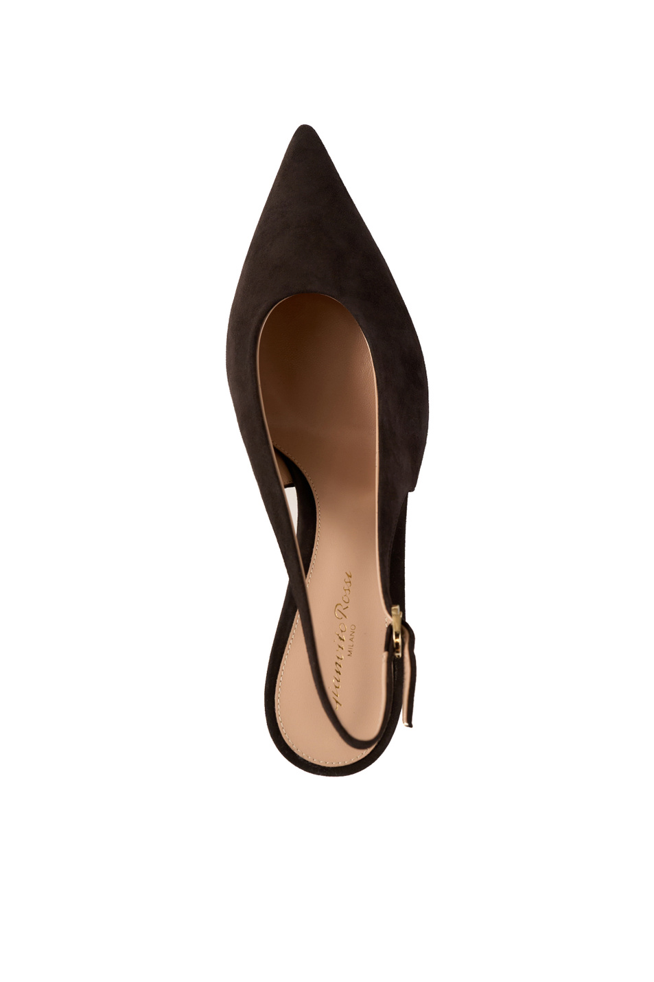 Туфли ROBBIE из натуральной замши|Основной цвет:Коричневый Женский Gianvito Rossi Туфли ROBBIE из натуральной замши (цвет ), артикул G95538.55RIC.CAMMOKA | Фото 4