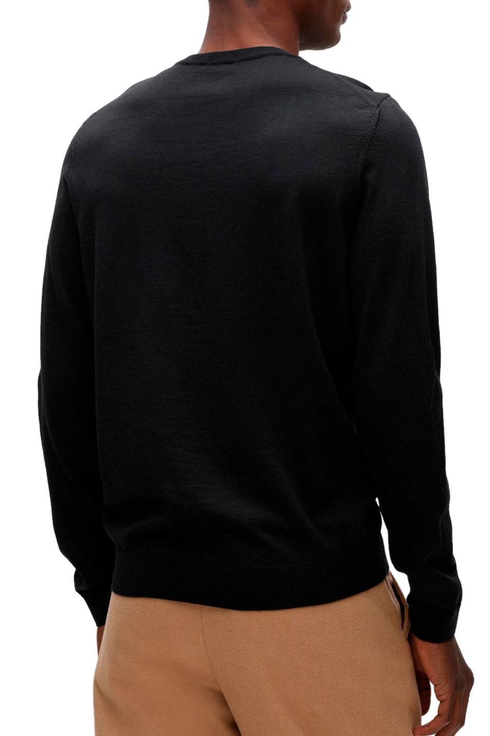 Мужской BOSS Пуловер из натуральной шерсти с V-образным вырезом (цвет ), артикул 50468261 | Фото 4