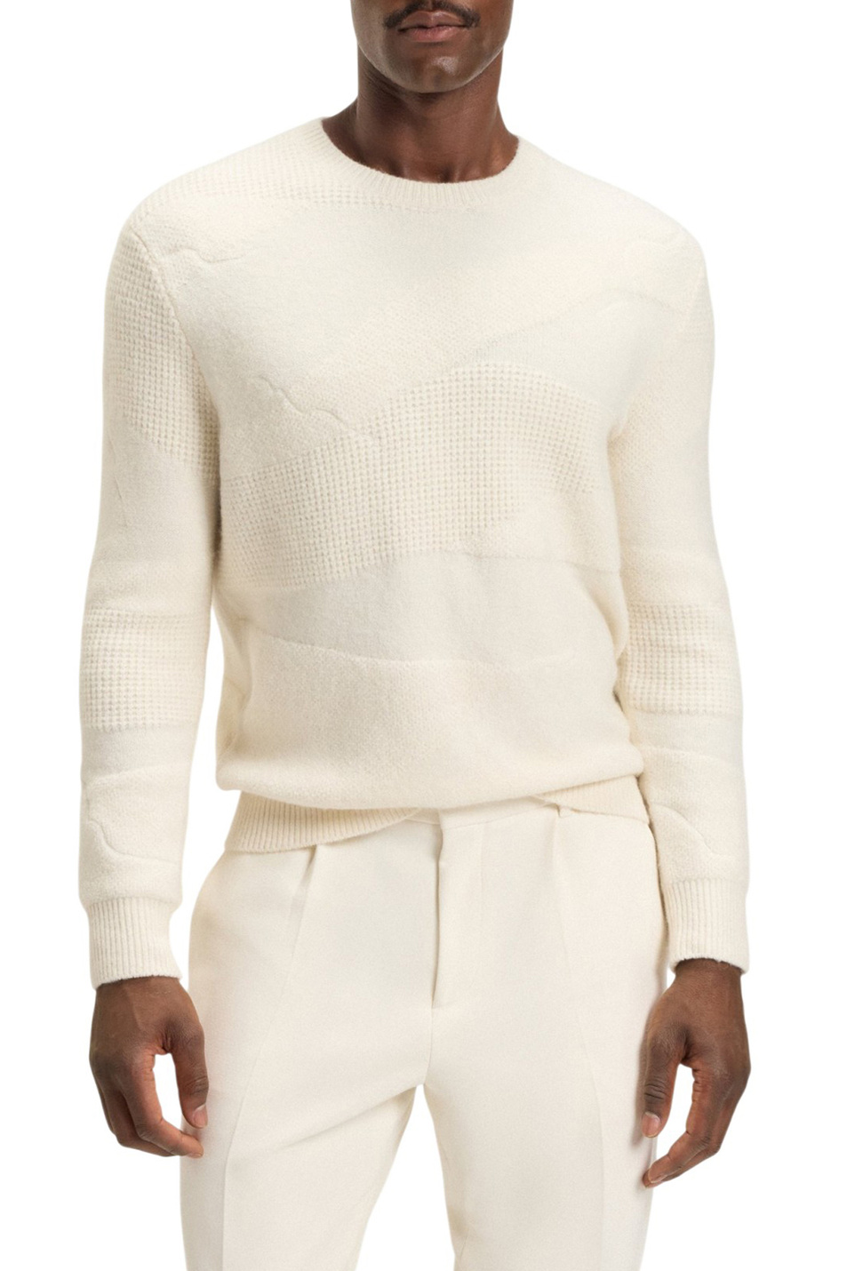 Мужской BOSS Джемпер Hidole из смесовой шерсти (цвет ), артикул 50550022 | Фото 3