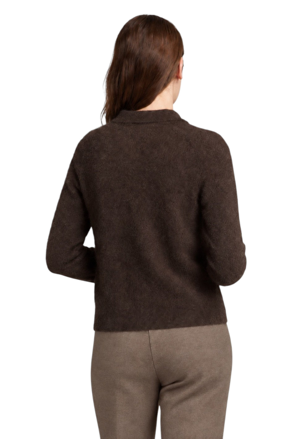 Женский Max Mara Джемпер-поло CELLULA из шерсти и кашемира (цвет ), артикул 2626366048 | Фото 4