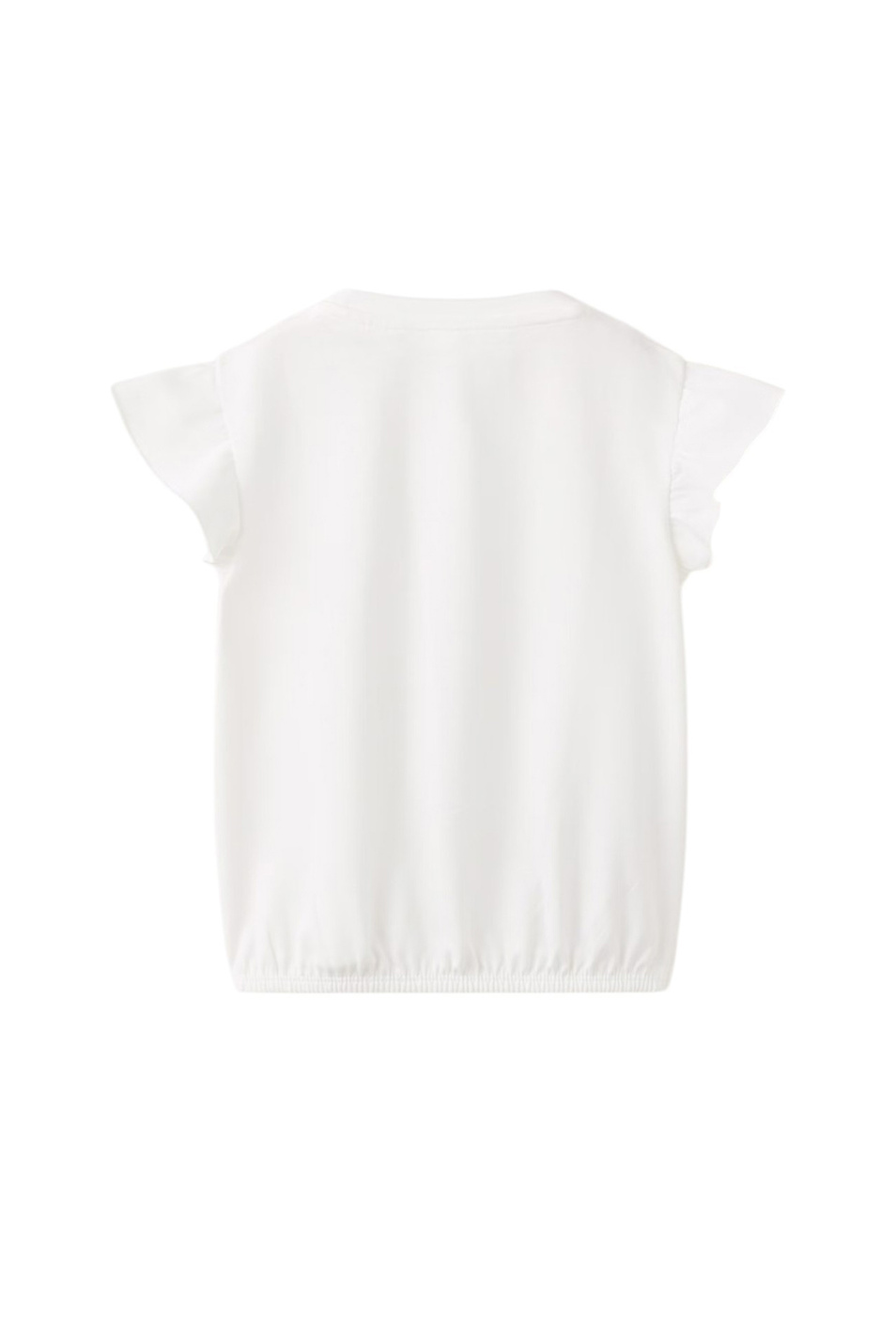 Малышкам девочкам Mango Kids Футболка SURFY из хлопка (цвет ), артикул 27007939 | Фото 2