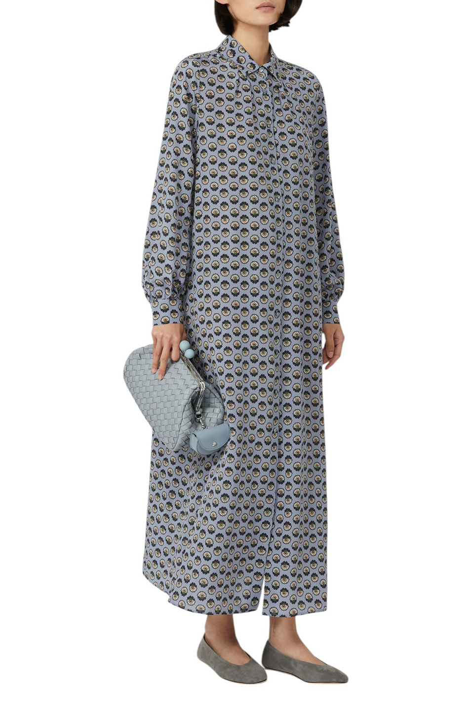 Женский Weekend Max Mara Платье NARVEL из шелка с поясом (цвет ), артикул 2525226091 | Фото 2