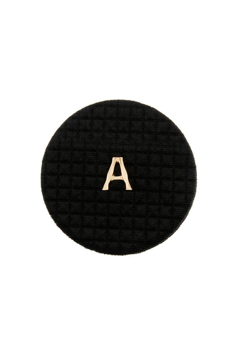 Accessorize Зеркало карманное с бархатной текстурой и буквой «A» (цвет ), артикул 985016 | Фото 1