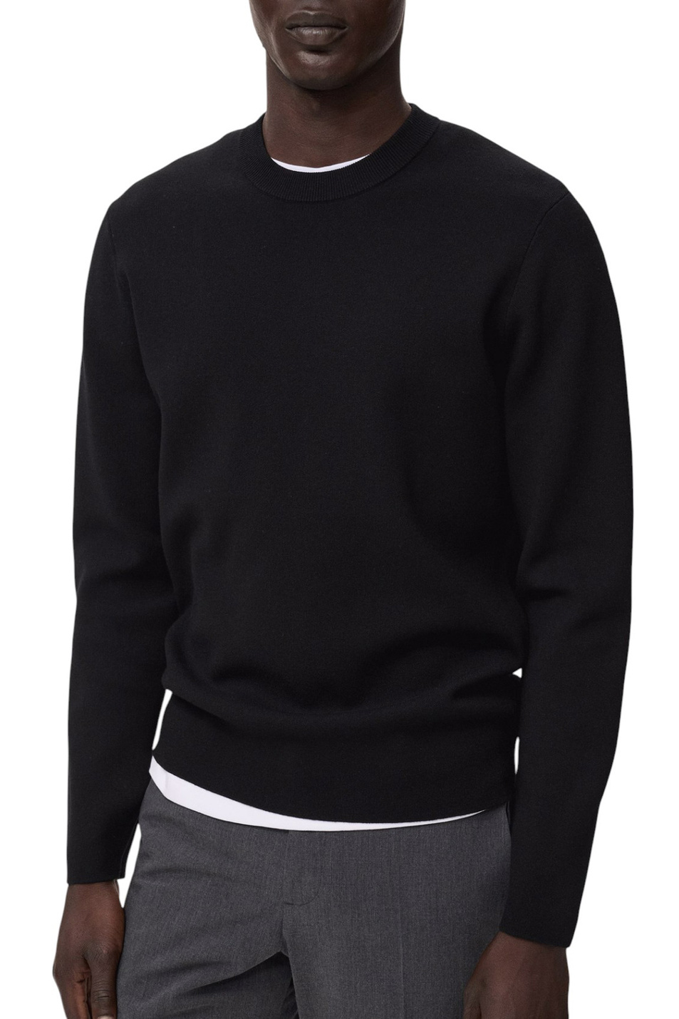 Мужской Mango Man Джемпер LUXUS из смесовой вискозы (цвет ), артикул 17005981 | Фото 3