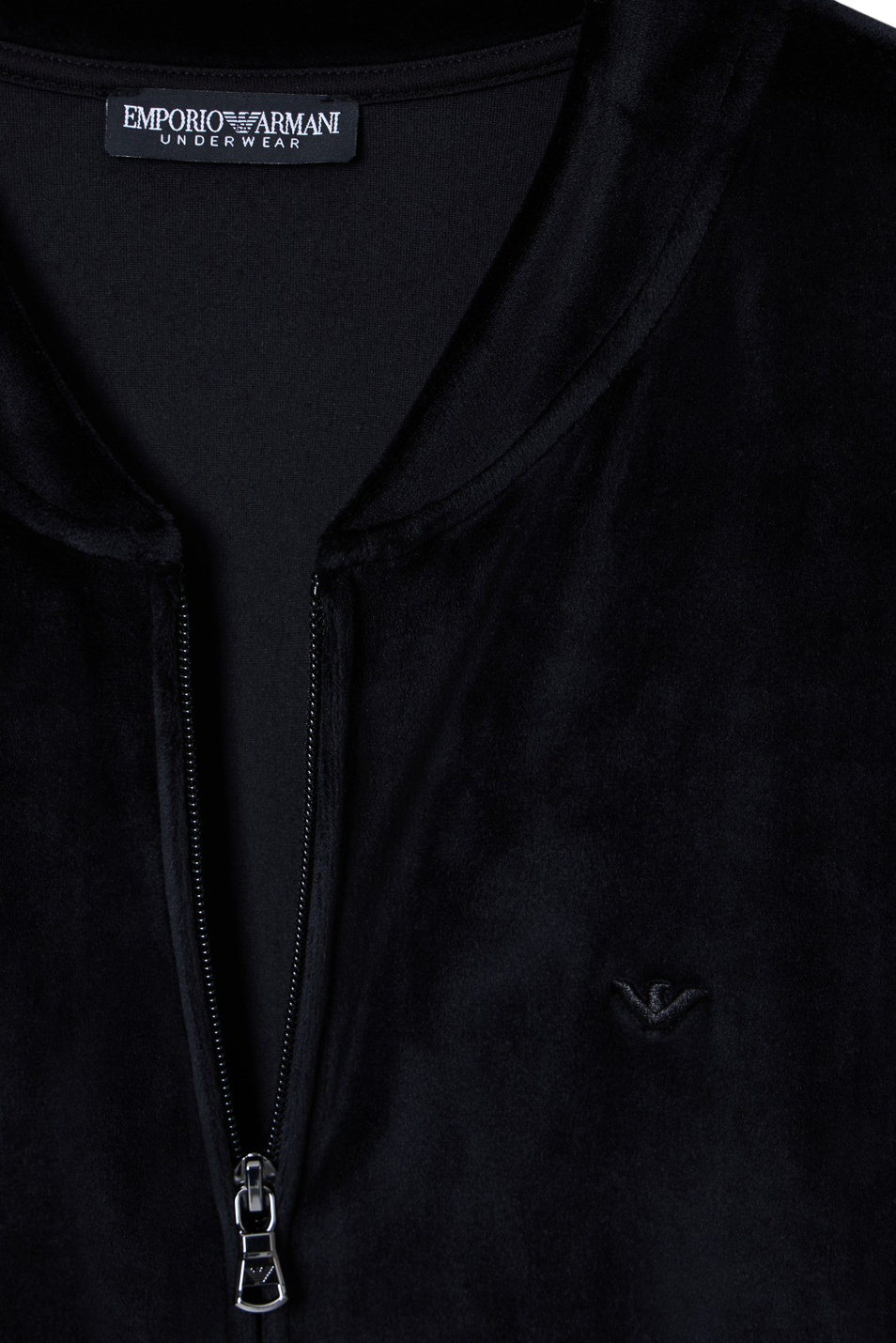 Костюм спортивный однотонный|Основной цвет:Черный Женский Emporio Armani Костюм спортивный однотонный (цвет ), артикул EW001968-AF15366 | Фото 4